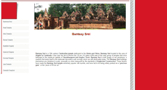 Desktop Screenshot of banteaysrei.com